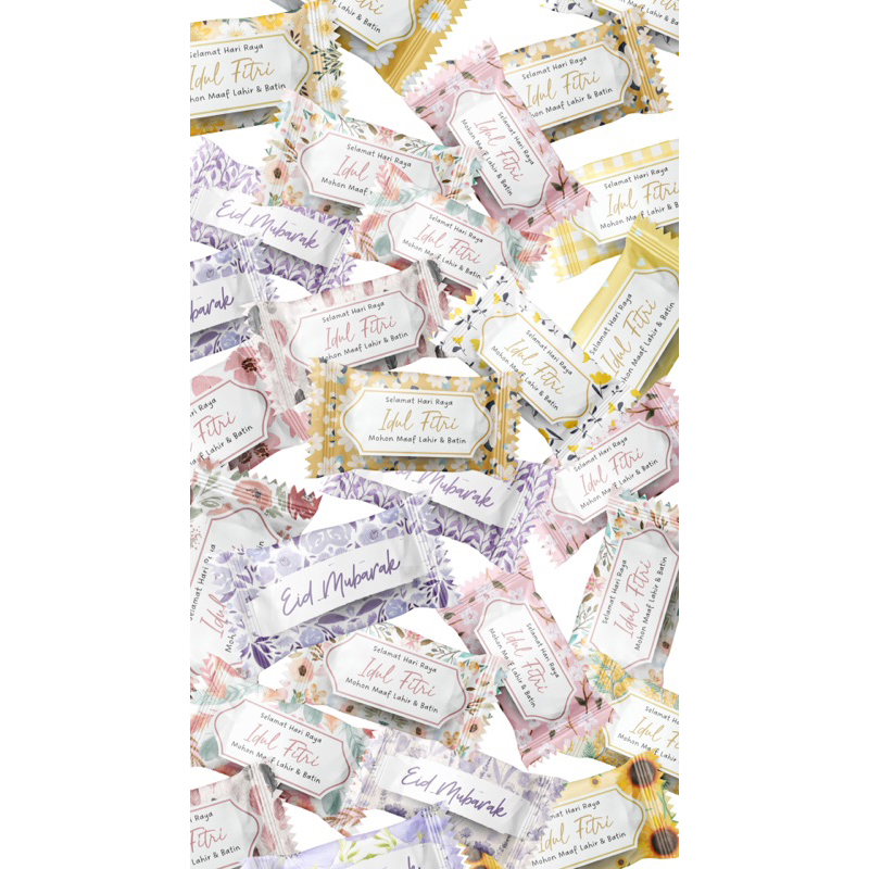 Jual 12 pcs Amplop Permen Lebaran Floral Pattern Aesthetic | Amplop ...