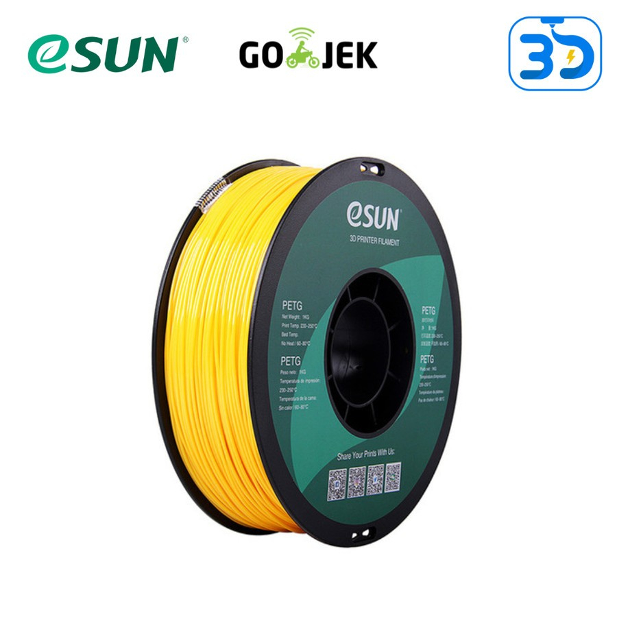 Jual PETG ESUN 3D Filament Terbaru Optimized Filament 1.75 Mm | Shopee ...