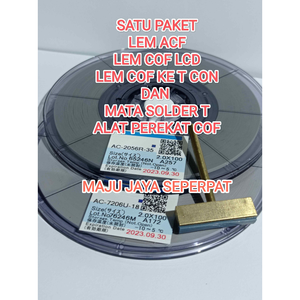 Jual Paket Acf U Ac R Mata Solder T Lem Perekat Fleksibel Cof Untuk Memperbaiki Cof