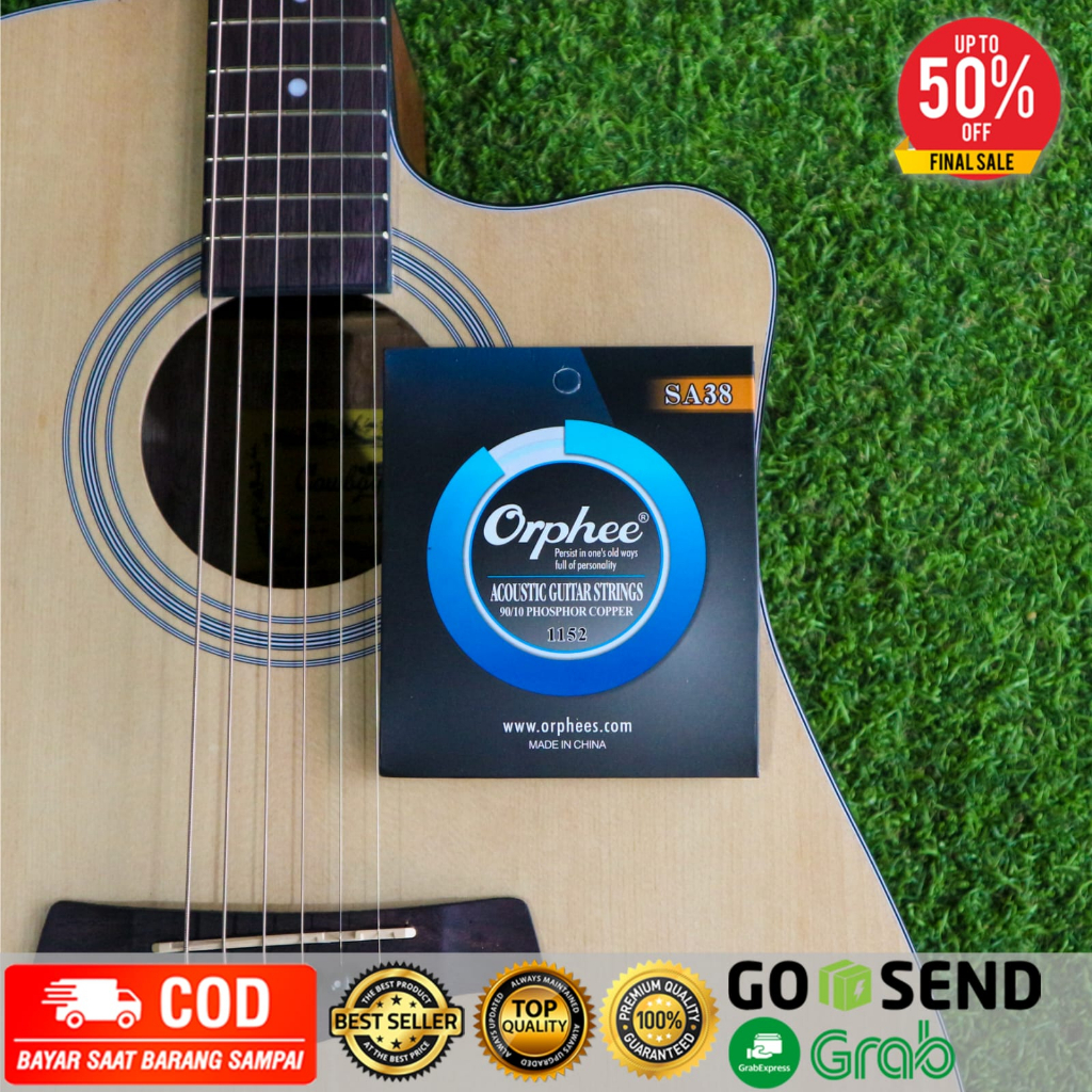 Jual Senar Gitar Akustik Orphee Sa Original Set Shopee Indonesia