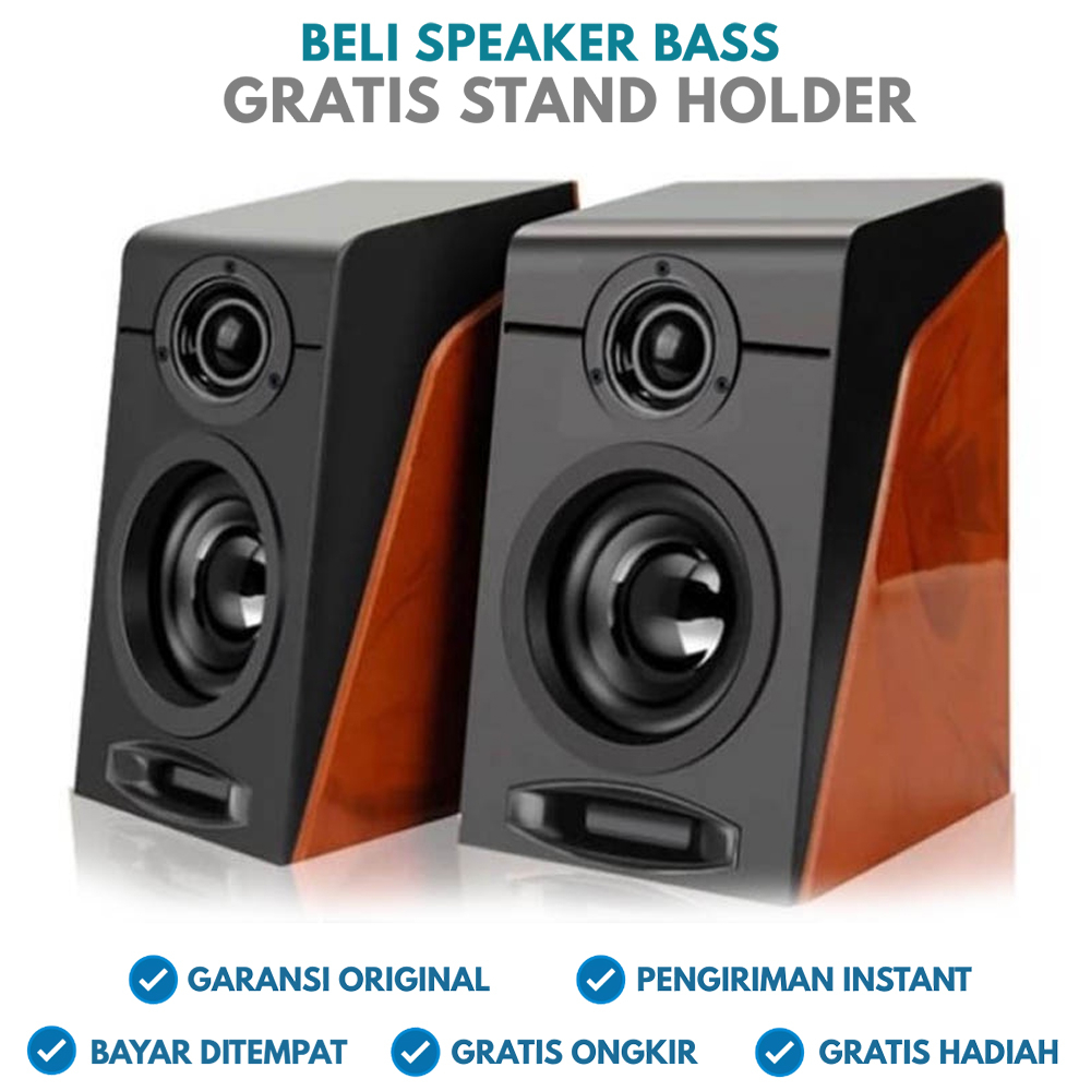 Jual speaker Android Laptop Komputer PC super bass gaming Multimedia ...