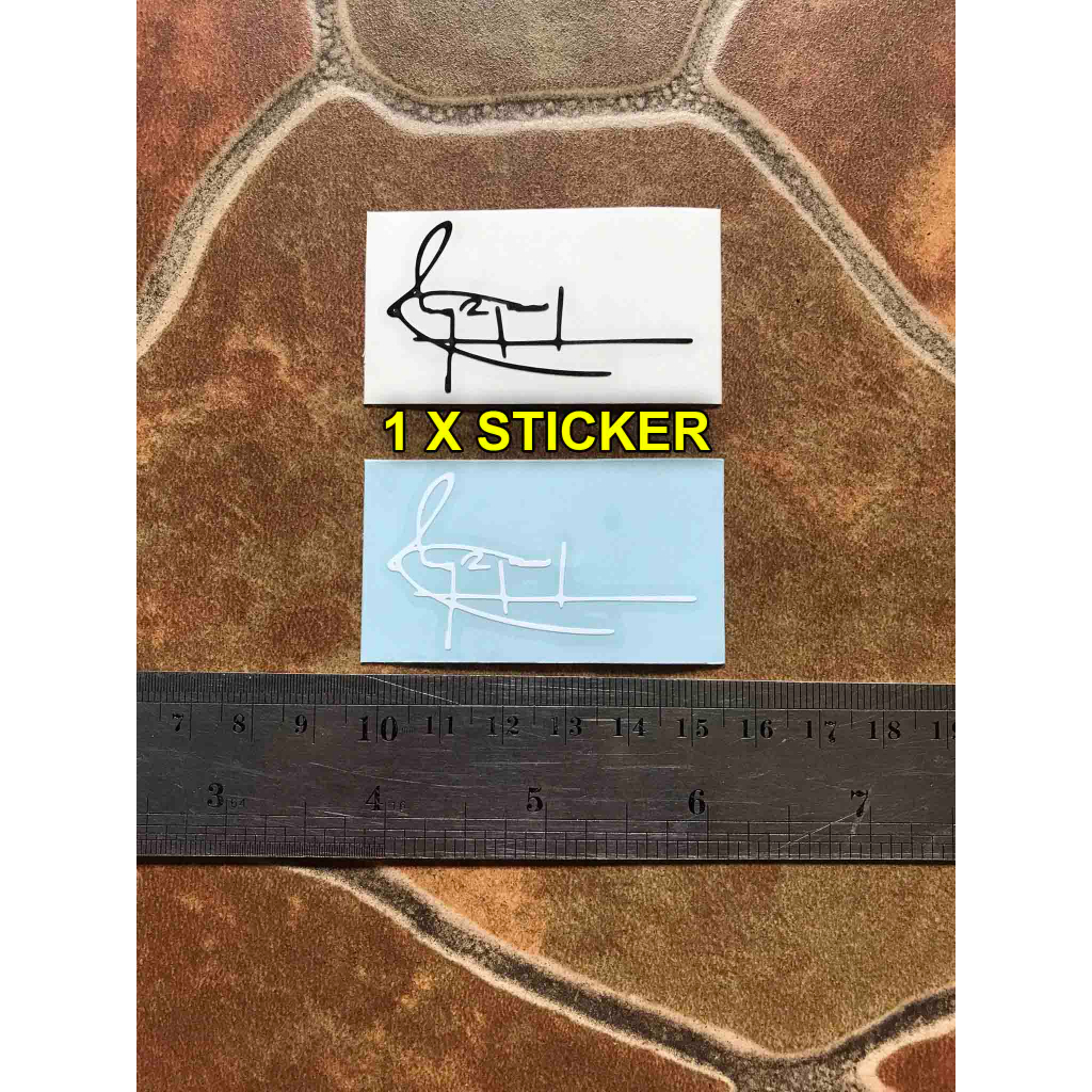 Jual Thomas Matthew Tom Delonge Signed Sticker Signature Autograph Logo ...