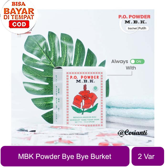 Jual [BYE BYE BURKET | 13,6GR | BPOM] MBK Powder Putih - Silver ...
