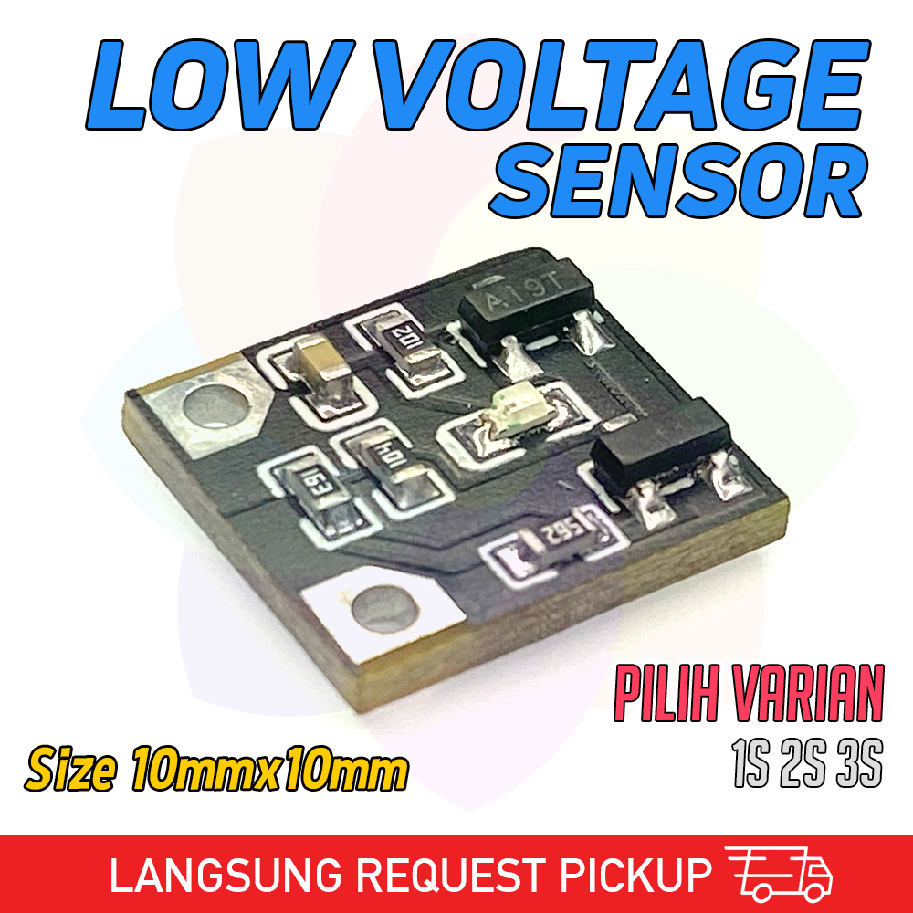 Jual Modul sensor low voltage detector indicator baterai lowbatt 1S LVD ...