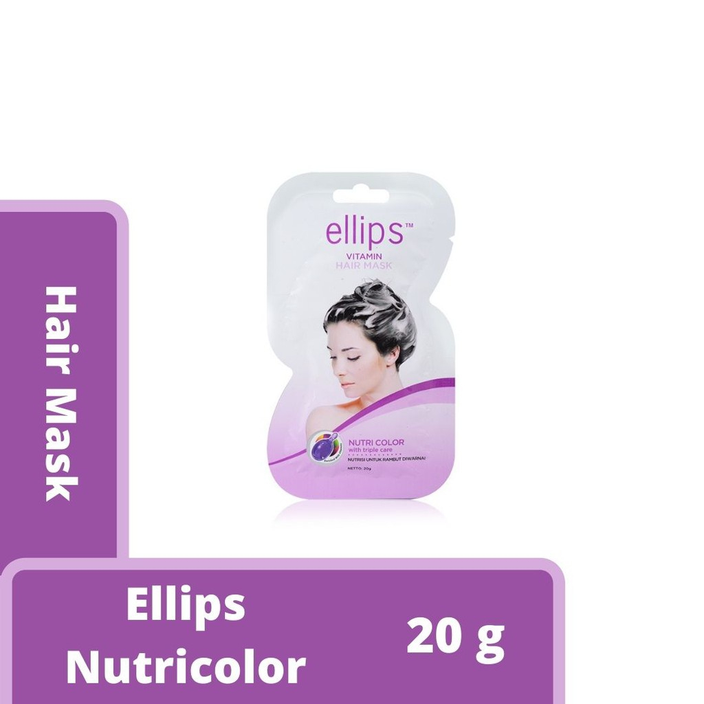 Jual [MASKER RAMBUT | KERATIN | 20GR | BPOM] ELLIPS HAIR MASK with Pro ...