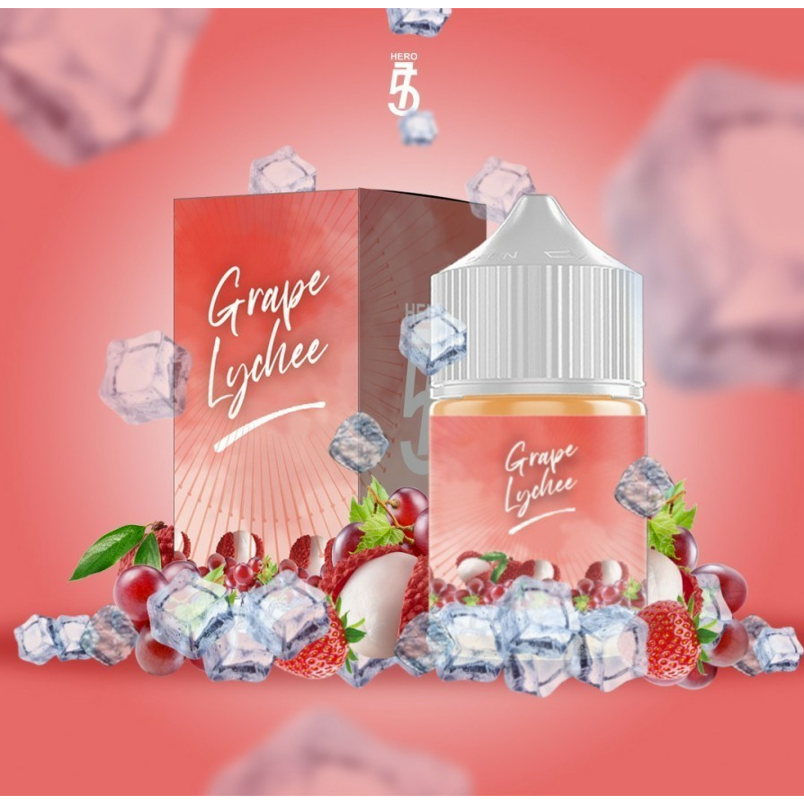 Jual LIQUID VAPE HERO57 GRAPE LYCHEE 3MG 60ML FREEBASE Shopee Indonesia