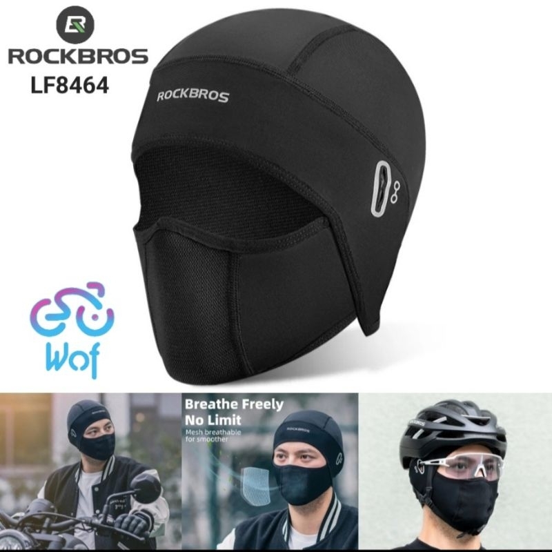 Jual Rockbros Lf8464 Masker Wajah Sepeda Motor Cycling Sports Face Mask