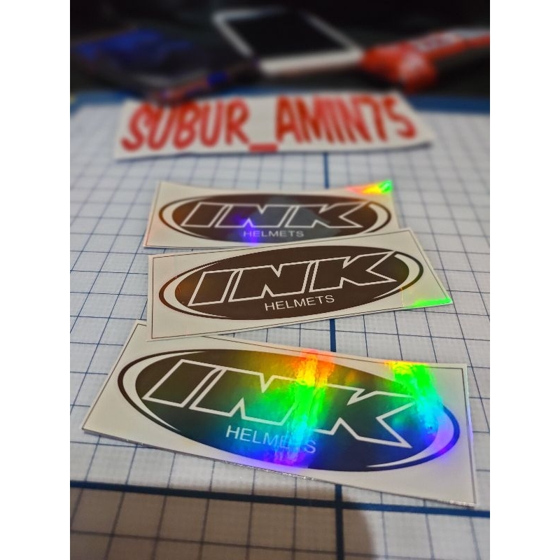 Jual stiker helm ink stiker logo ink | Shopee Indonesia
