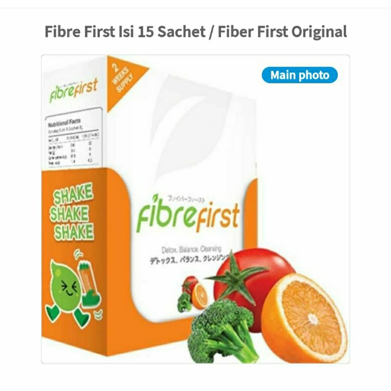 Jual Fibre First Isi 15 Sachet / Fiber First Original | Shopee Indonesia