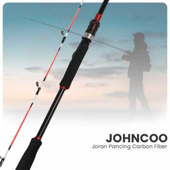 Jual JOHNCOO Joran Pancing Spinning Fishing Rod Carbon Fiber