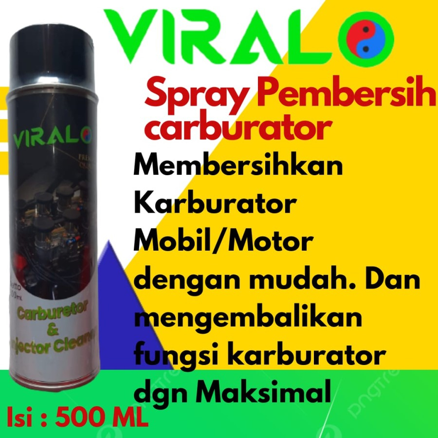 Jual KARBURATOR & INJECTOR CLEANER MOTOR MOBIL VIRALO 500 ml | Shopee ...