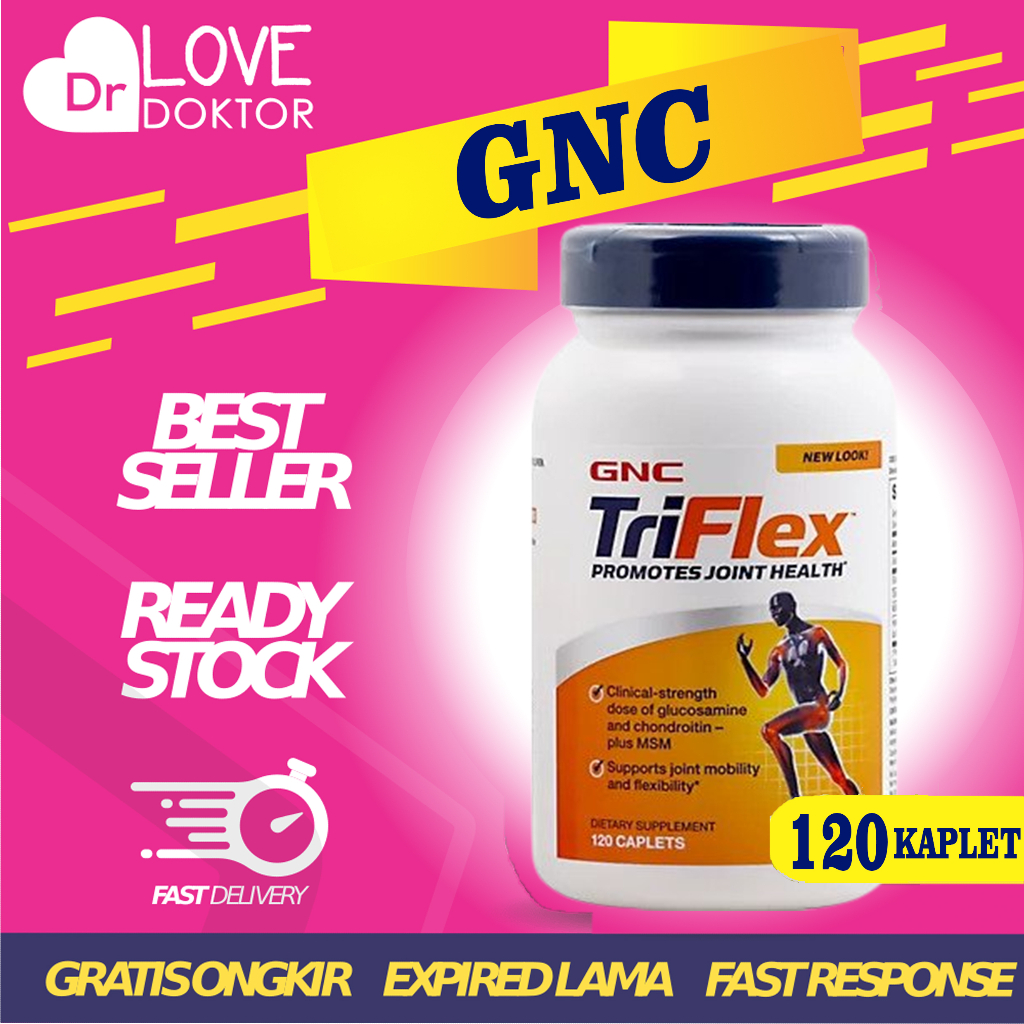 Jual GNC TRIFLEX GLUCOSAMINE CHONDROITIN MSM VITAMIN PELUMAS SENDI