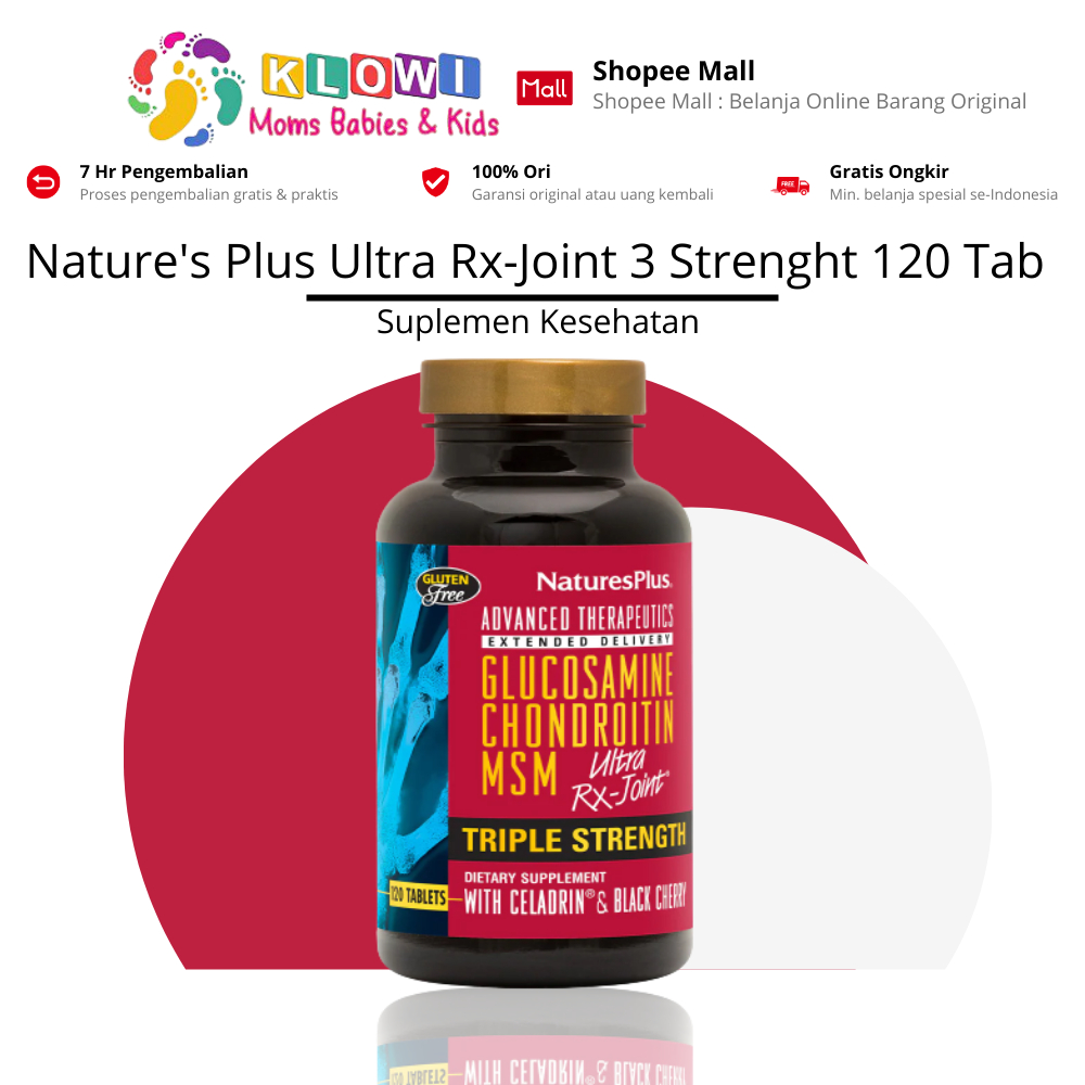 Jual Nature Plus Ultra Rx-Joint 3 Strenght / Glucosamine / Chondroitin ...