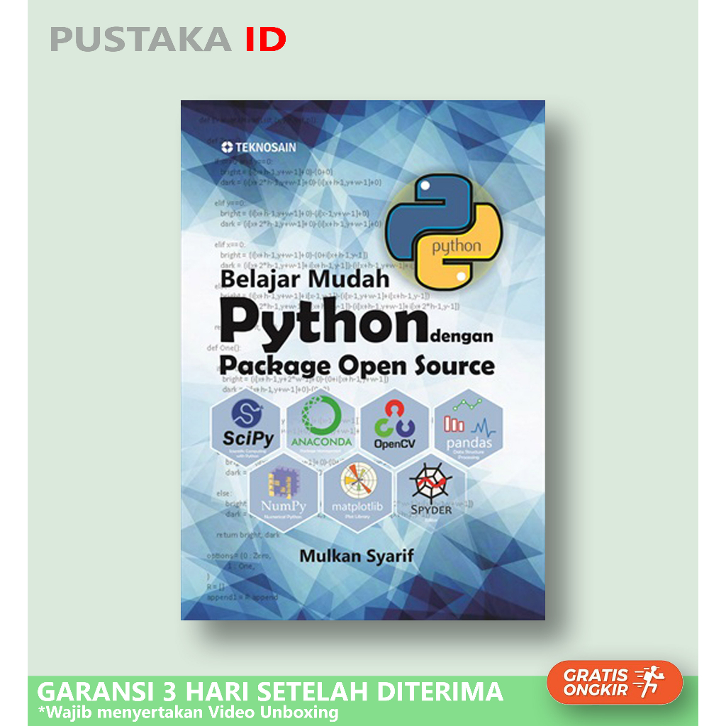Jual Buku Belajar Mudah Python dengan Package Open Source - Original ...
