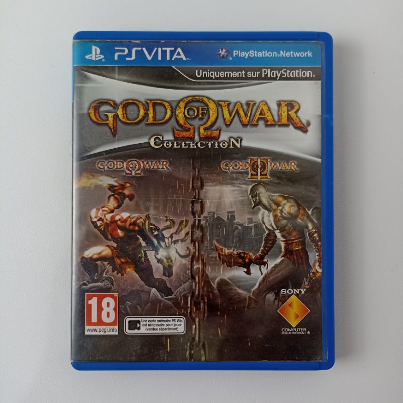 Jual Psvita Ps Vita Game God Of War Collection Damage Cover Shopee