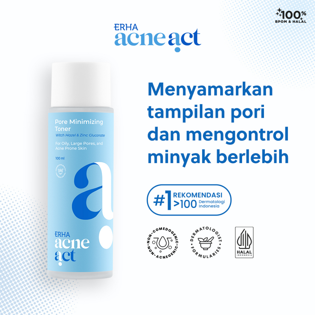 Jual ERHA Acneact Witch Hazel & Zinc Gluconate Pore Minimizing Toner