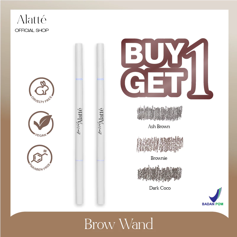 Alatte - Brow Wand All Variant Pensil Alis / Eye Brow Mechanic