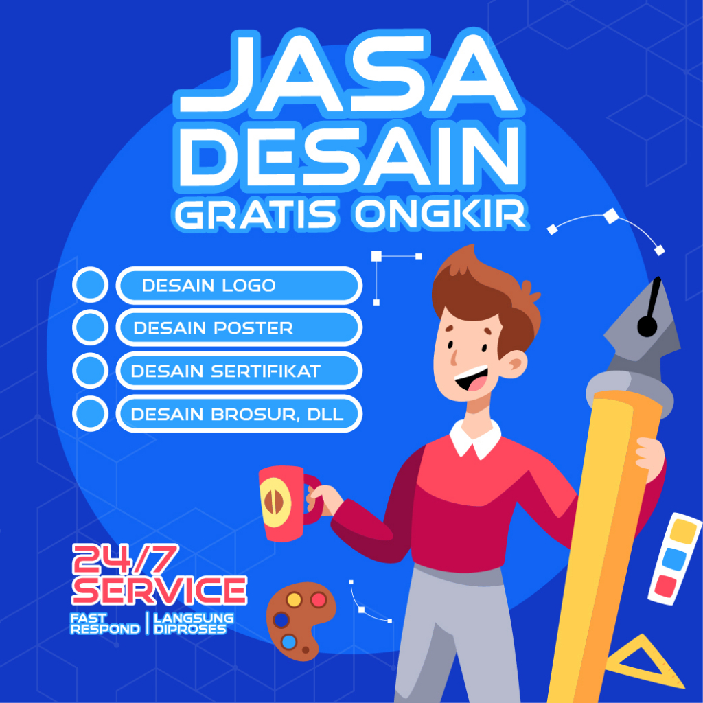 Jual Jasa Desain Banner Spanduk Logo Kaos Brosur Stiker Label Kemasanan Mockup Dll 6498