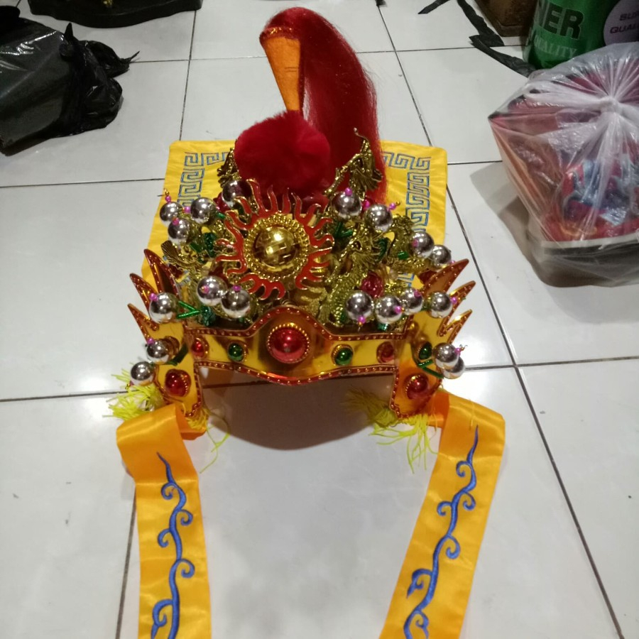 Jual topi tatung / topi jendral - warna kuning lengkap | Shopee Indonesia