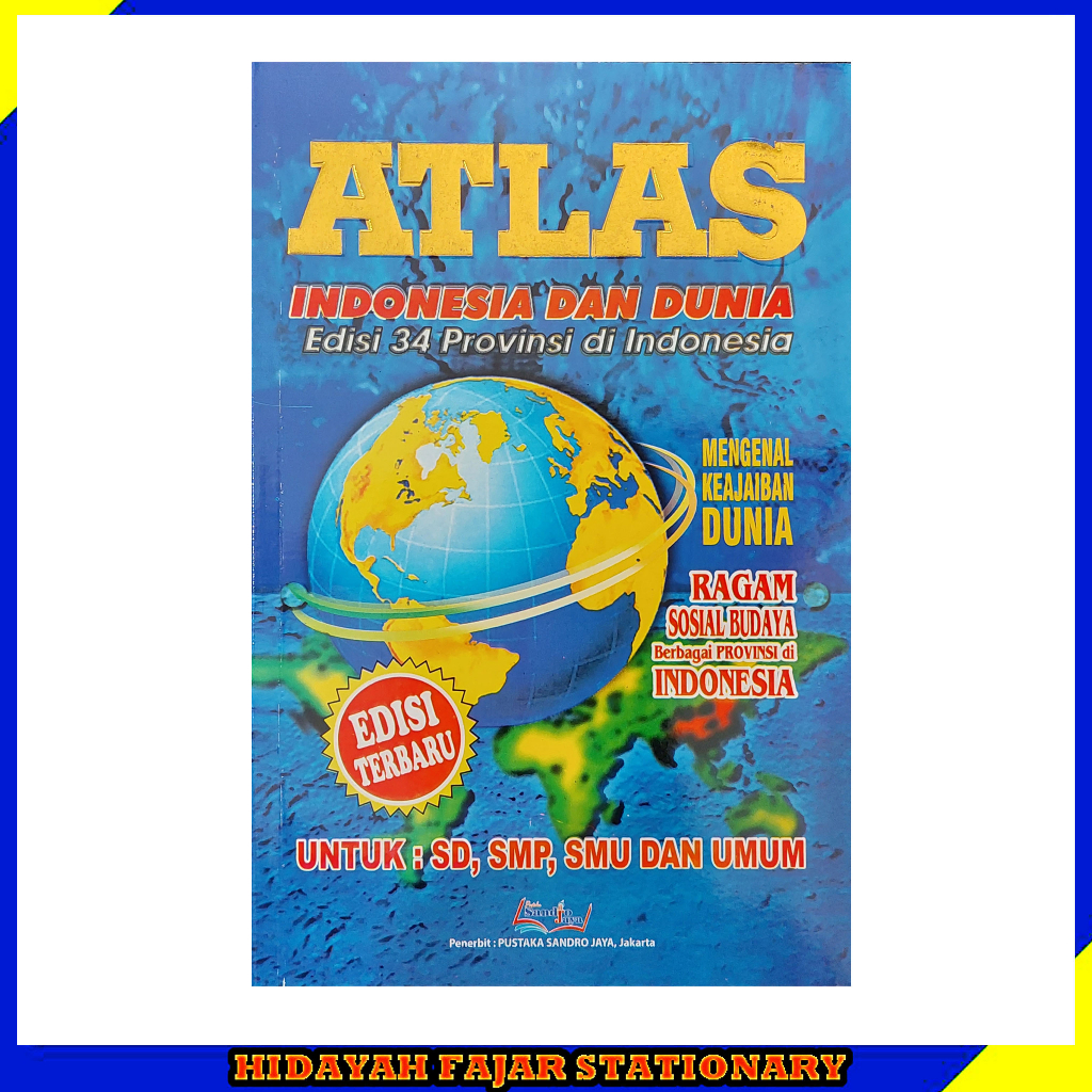 Jual Buku Atlas Indonesia Dan Dunia | Shopee Indonesia