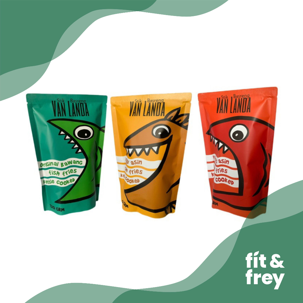 Jual VAN LANDA Fish Fries 88g - Stik Basreng - No MSG - Gluten Free ...
