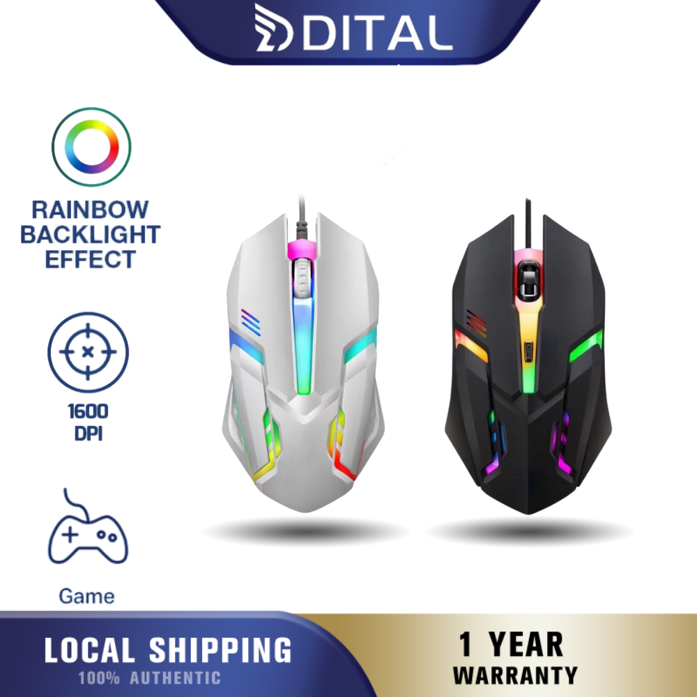 Jual Mouse murah gaming usb RGB kable Wired 3D optical-DPI1000 | Shopee