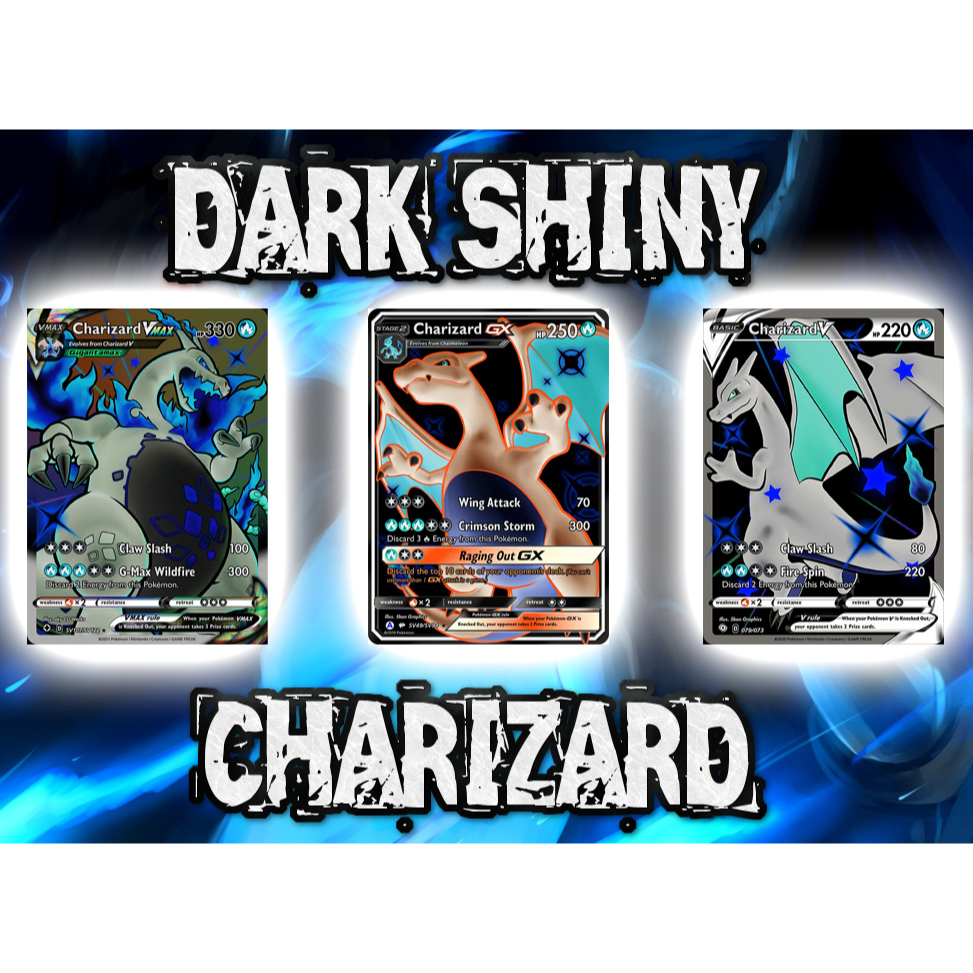 Jual KARTU POKEMON TCG RAINBOW HOLOGRAM ENGLISH VERSION DARK SHINY CHARIZARD  | Shopee Indonesia
