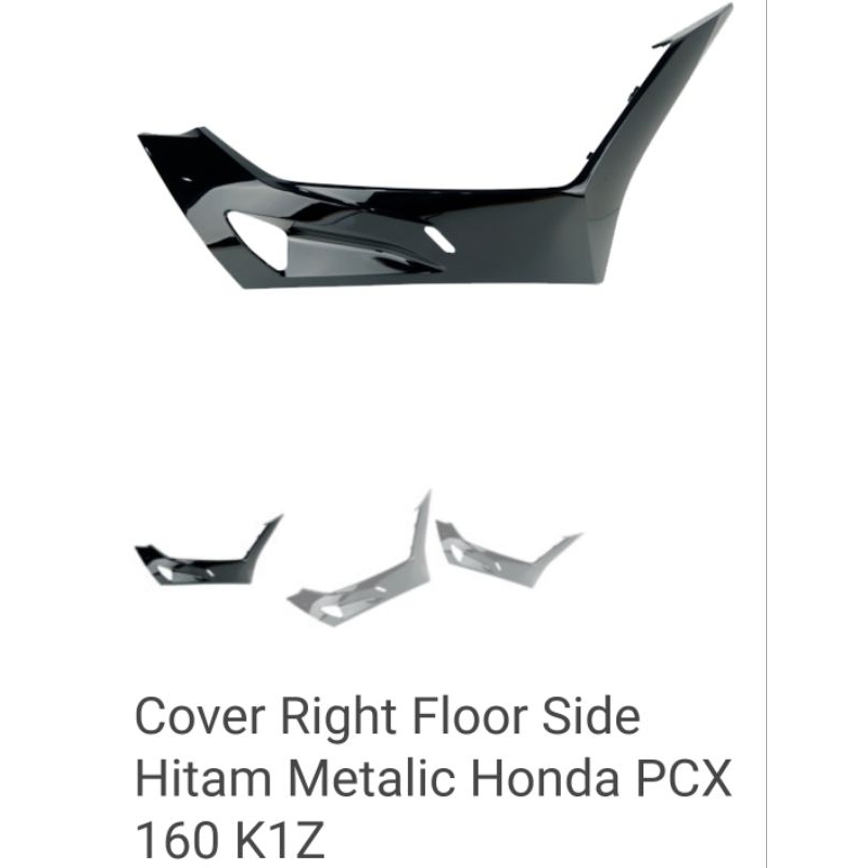 Jual Cover Under side pcx 160 hitam metalik harga satuan ori ahm ...