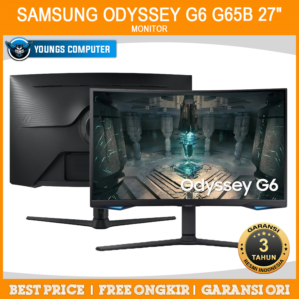 Jual MONITOR SAMSUNG Odyssey G6 G65B 27" LS27BG652 Curved VA QHD 240hz ...