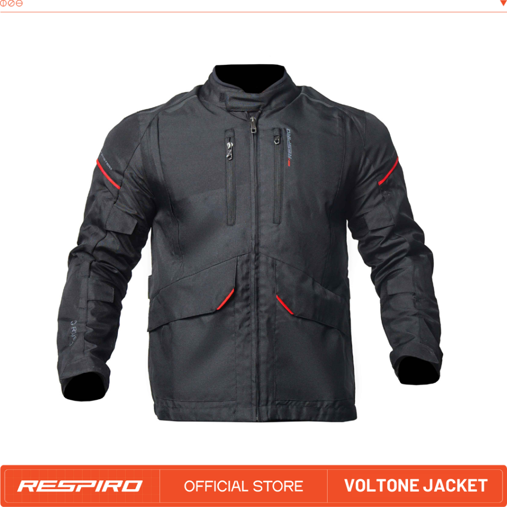 Jual Respiro Jaket VOLTONE | Jaket Motor Harian Pria Windproof | Shopee