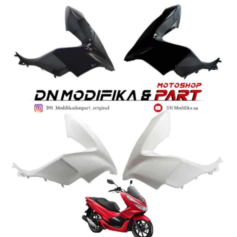 Jual Dek Samping Sayap Cover Body Pcx K Merah Dof Fairing Samping