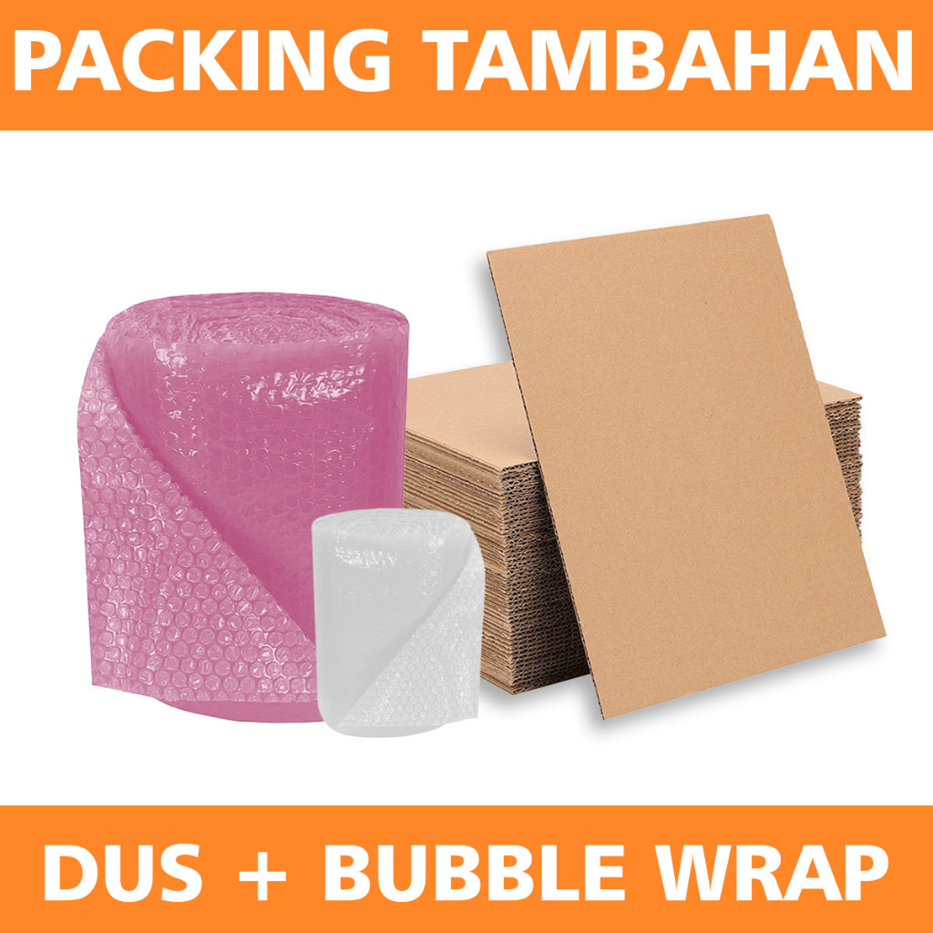 Jual Packing Tambahan Bubble Wrap Dan Dus Pengaman | Shopee Indonesia