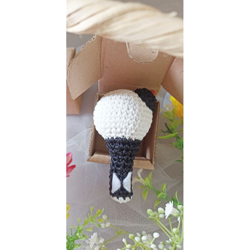 Jual Gantungan Tas / Gantungan Kunci Army Bomb / Lightstick BTS Rajut ...