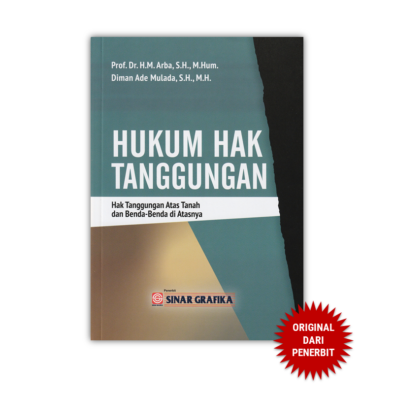 Jual Buku Hukum Hak Tanggungan : Hak Tanggungan Atas Tanah Dan Benda ...