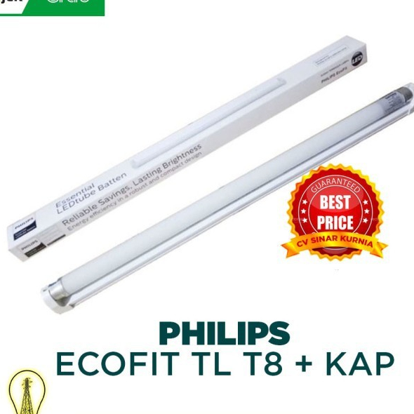 Jual Philips Tl Ecofit T W Putih Led Tube Lampu Saja Shopee Indonesia