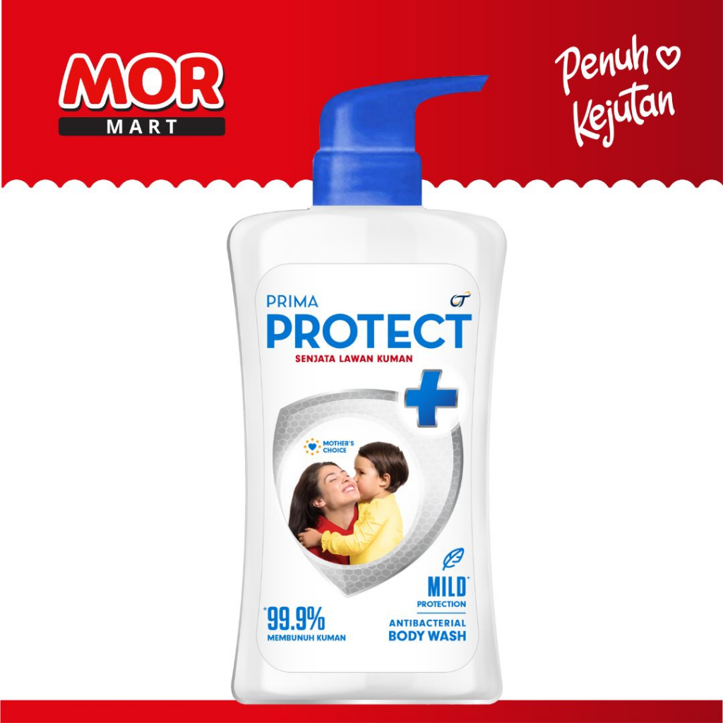 Jual PRIMA PROTECT + Antibac Body Wash Mild Protection Sabun Cair 500 ...