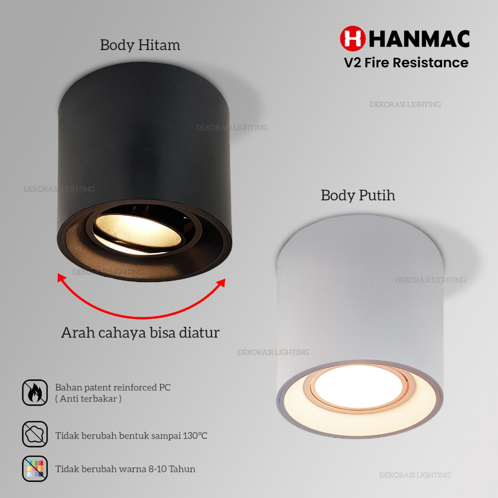 Jual Lampu Downlight Kap Rumah Outbow Lampu Led Mr Atur Arah Cahaya