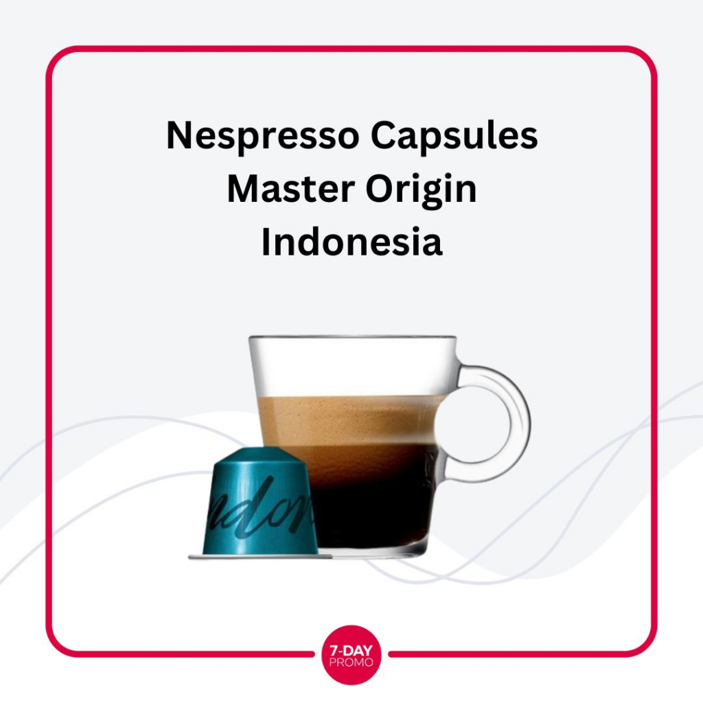 Jual Nespresso Capsules Master Origin Indonesia Eceran Kapsul Only ...