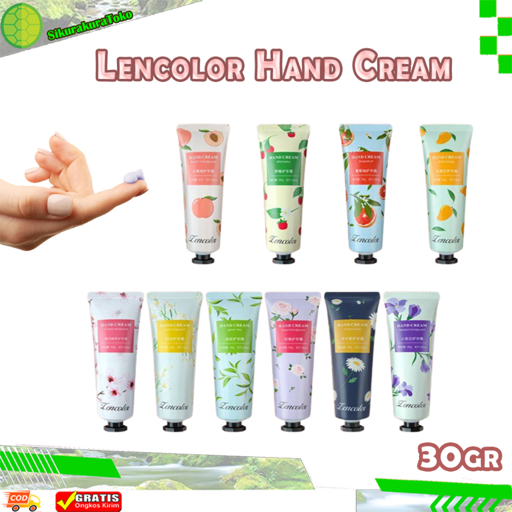 Jual (SKR) Lencolor Hand Cream Fruit Lotion Moisturizing Gift