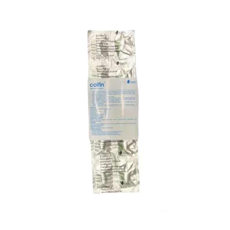 Jual Colfin / 10 kaplet -- Obat Batuk Pilek Panas pereda Flu Demam dan ...