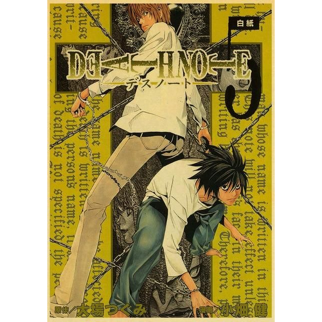 Jual POSTER ANIME DEATH NOTE (BISA CUSTOM GAMBAR) | Shopee Indonesia
