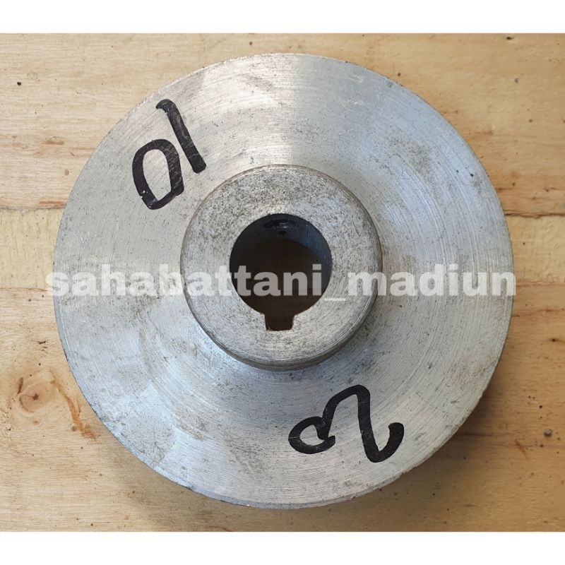 Jual Pulley Pully Puli Jalur Alumunium A1 x 10 cm / 4 inch as 20 mm ...
