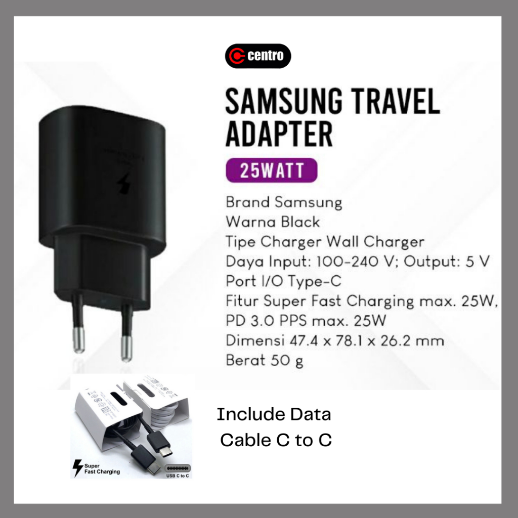 Jual Charger Samsung Original 45 Watt Fast Charging Shopee Indonesia