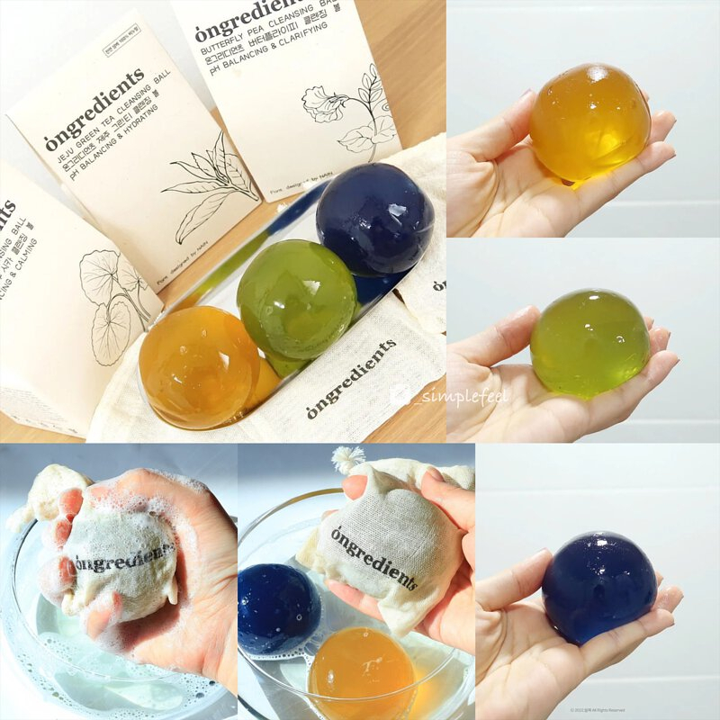 Jual Ongredients Jeju Cica Cleansing Ball 110gr Soothing Jelly Face