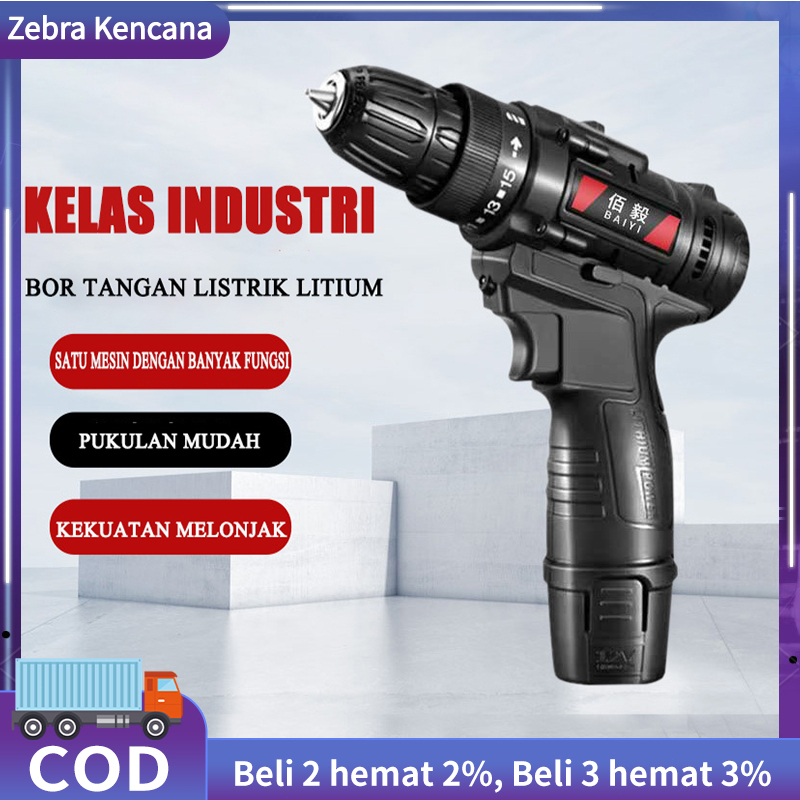 Jual Mesin Bor Baterai Tangan Cordless Drill Battery Orion Mesin Bor Tangan Cordless Mm V