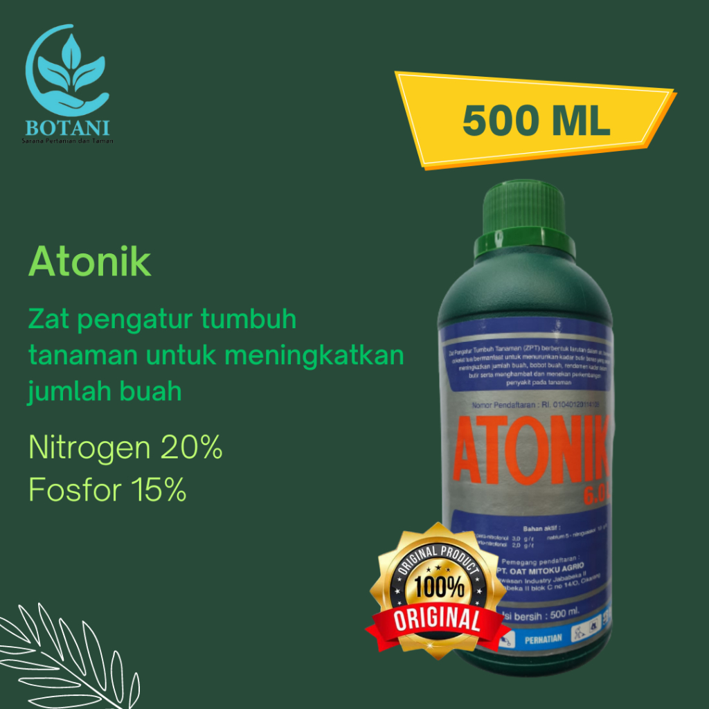 Jual Pupuk Atonik L Zpt Pengatur Tumbuh Ml Original Shopee