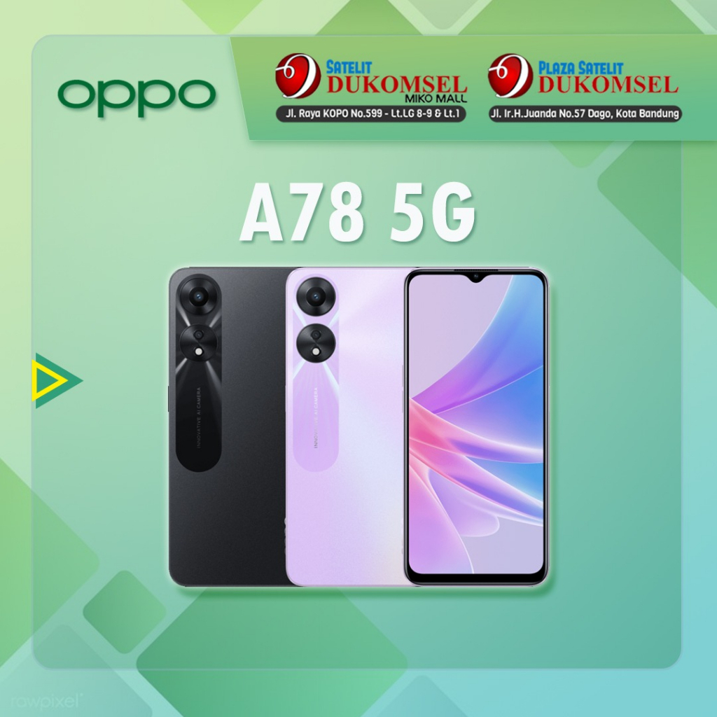 Jual Oppo A78 5G 8/128GB Garansi Resmi | Shopee Indonesia