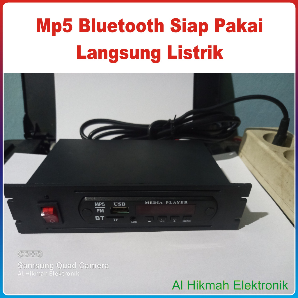 Jual Mp5 Bluetooth Video Siap Pakai Langsung Listrik | Shopee Indonesia