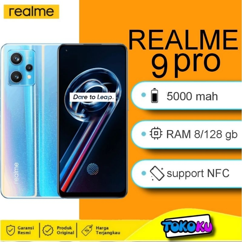 Jual REALME 9 PRO 8/128 GB 6/128 GB - BLUE - BLACK GARANSI RESMI ...
