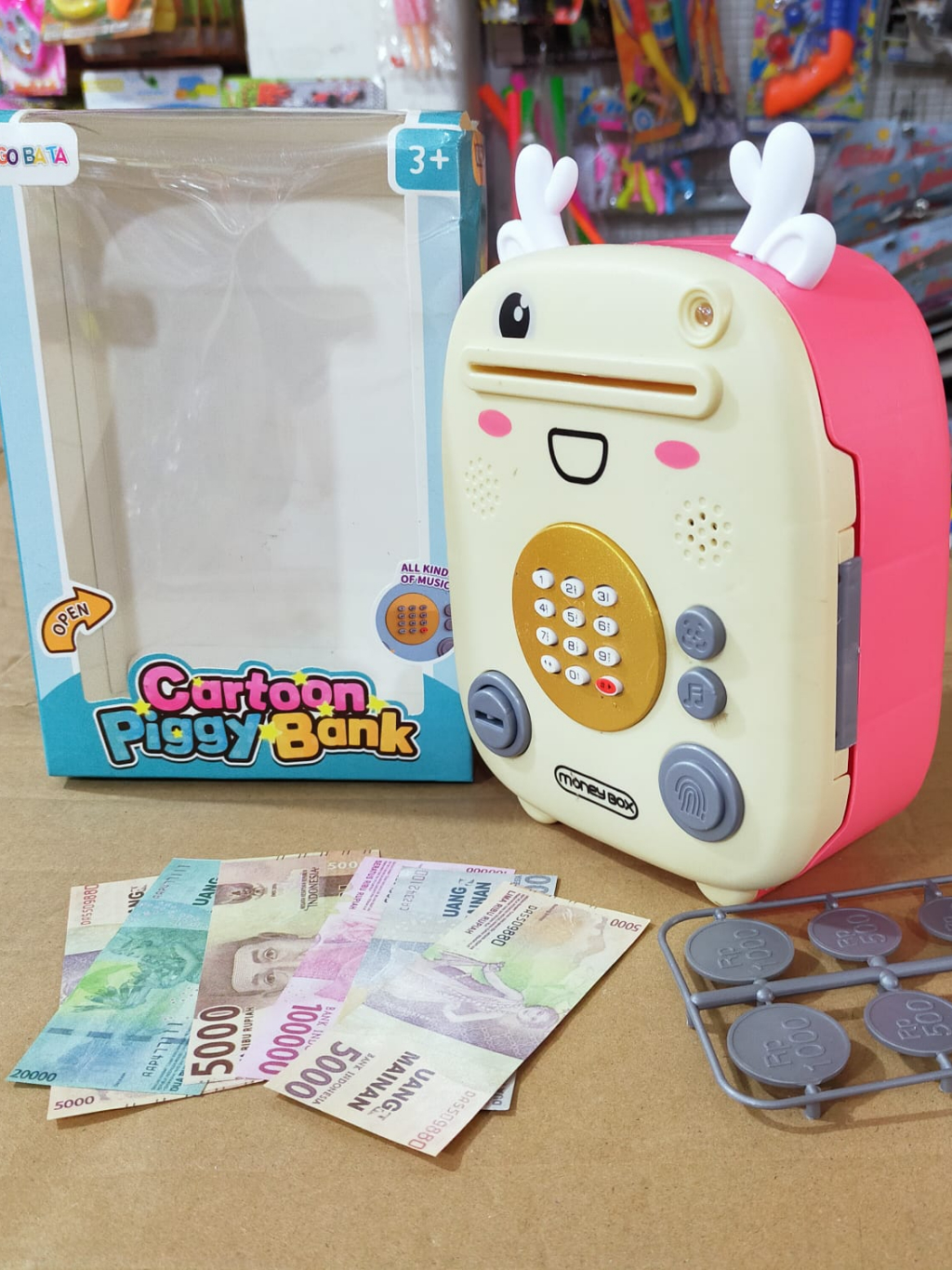 Jual MAINAN ANAK CELENGAN BRANKAS ATM/ Mainan Anak Celengan Menabung YA